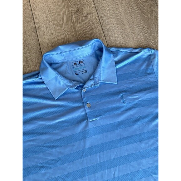 Adidas Golf Polo Mens Size XL Climacool Blue Preppy Athletic Golf Shirt - Picture 2 of 8